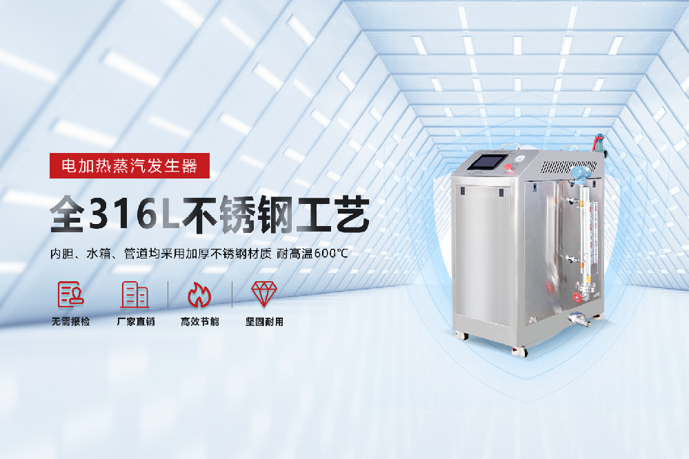 特劳士不锈钢60KW电加热蒸汽发生器